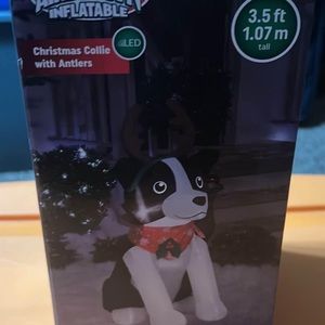 Dog Christmas inflatable